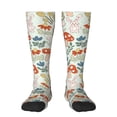 thumbnail image 1 of Balery Garden Of Little Bunnies Calcetines novedosos Calcetines deportivos Calcetines hasta la rodilla Calcetines de algodón Calcetines originales y geniales, 1 of 6