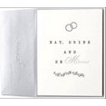 thumbnail image 1 of Papyrus Letterpress Wedding Greeting Card And Envelope; Eat, Drink, Be Married, 1 of 2