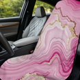 thumbnail image 6 of ZUXONGSY Car Seat Cover Towel Pink Gold Marble Print Cars Seat Towel Covers Breathable Car Seat Cover Protector Front Seats Auto Interior Decoration, 6 of 8