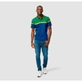 thumbnail image 7 of Ayrton Senna Men's Fanwear Strip Polo Shirt- Navy, 7 of 7