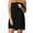 Black, variant on Bathroom Products,Ladies bath towel,Women's Waffle-Spa Body Wrap with Adjustable Closure