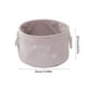 thumbnail image 3 of Cesta de tela plegable con asas para organizar el hogar | Cesto para ropa, juguetes y otros artículos | Cesto para ropa plegable gris o rosa, 3 of 6
