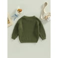 WakeUple Toddler Kids Baby Girls Boys Round Neck Sweaters, Long Sleeve Solid Color Loose Knitted