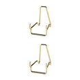 thumbnail image 4 of kurtrusly Contemporary Iron Ores Stone Display Stand Chic Rock Holder Base Home Office Decor Golden S 2Set, 4 of 6