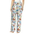 thumbnail image 3 of Xecao Stamp Women's Straight Lounge Pajama Pants: The Epitome of Relaxed Sleepwear, 3 of 9