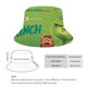 thumbnail image 2 of El Grinch Sombrero bucket para adultos, gorra de protección solar, sombrero de pescador plegable para viajes al aire libre, pesca y actividades de verano, 2 of 6