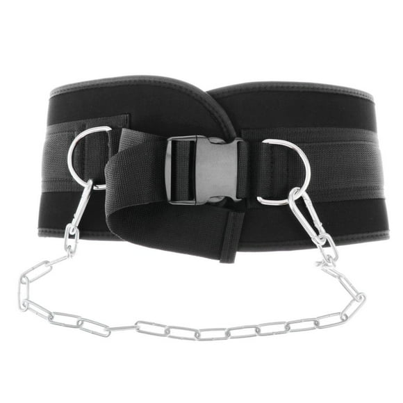 LOVIVER Dipping Belt Weight Lifting Belt Gym Belt Home Gym Excercise Belt w/ Heavy Chain