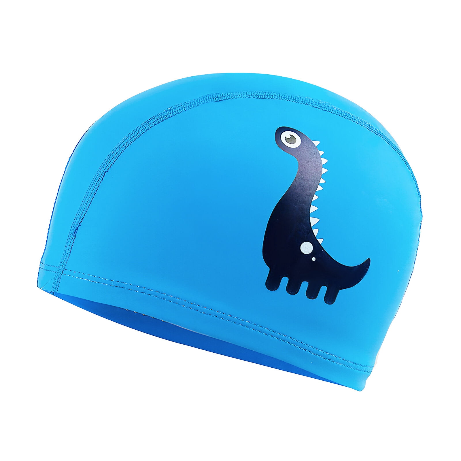 Swimming Hat Cartoon Swimcap PVC Swim Hat Elastic Swim Head Cover for