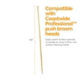 thumbnail image 3 of Staples COASTWIDE 60" Wood Push Broom Handle Threaded Metal Tip CW57741, 3 of 4