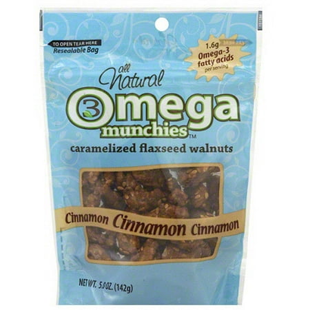 Omega Munchies Caramel Flaxseed Cinnamon