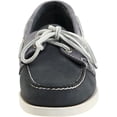 thumbnail image 2 of Sebago Women's Spinnaker Boat Shoe,Navy/Gray Nubuck,7 M US, 2 of 7