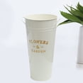 thumbnail image 4 of MLINS Beige Flower Bucket Made of Iron for Home Decoration 35cm Height 1pc, 4 of 8
