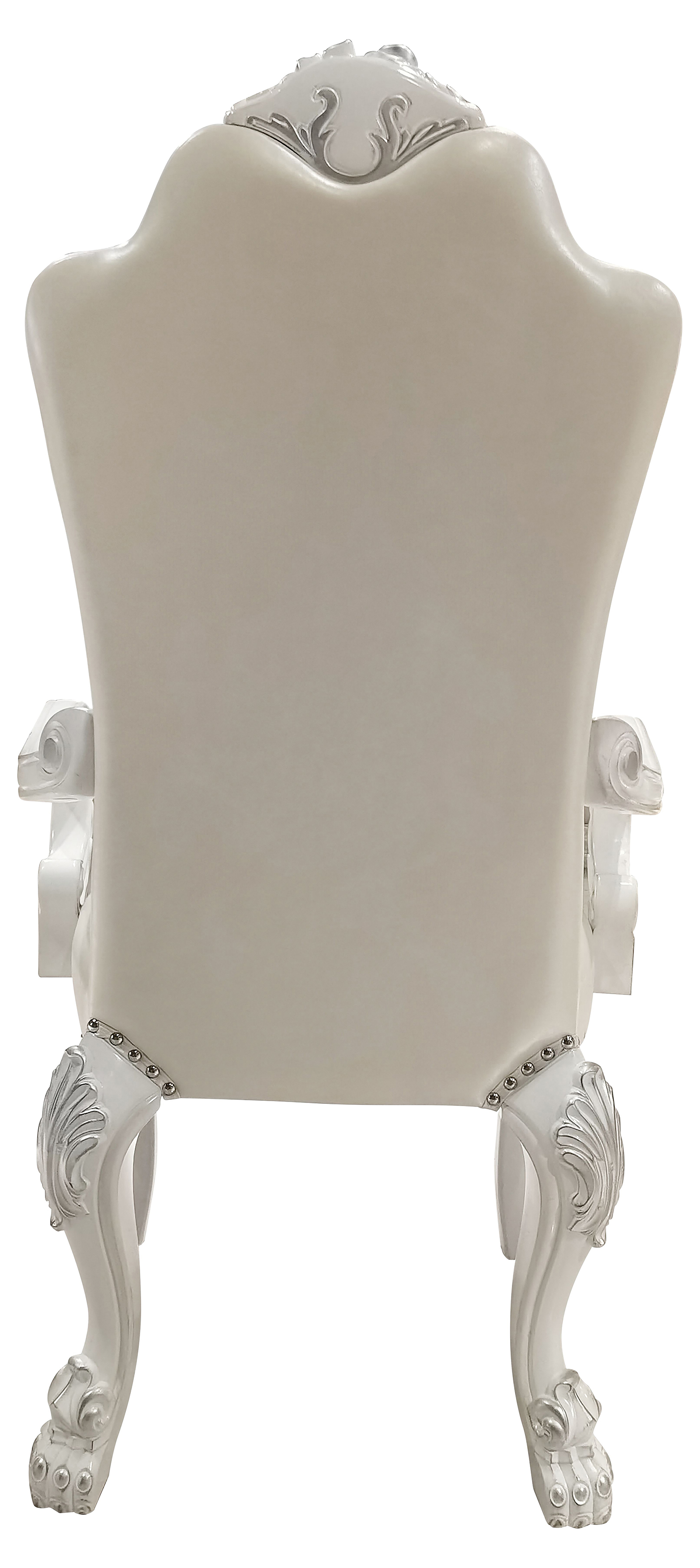 Acme Dresden Arm Chair (Set-2), Bone White Finish Indoor