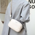 thumbnail image 3 of Bolso de cuero genuino para mujer, capa para la cabeza, correa de hombro ancha de cuero de vaca, bolso de hombro de cuero puro, bolso de mensajero informal de cuero suave JFHHH pequeña, 3 of 4