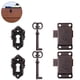 thumbnail image 2 of juegos de cerradura de puerta de gabinete vintage, cerradura de gabinete, cerradura de muebles antiguos con llave para buzones, casilleros, armarios, caja de herramientas Fokelyi 221085-2, 2 of 9