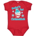 thumbnail image 3 of Inktastic Baby's 1st Chrismukkah with Cute Snowman and Snowflakes Boys or Girls Baby Bodysuit, 3 of 5