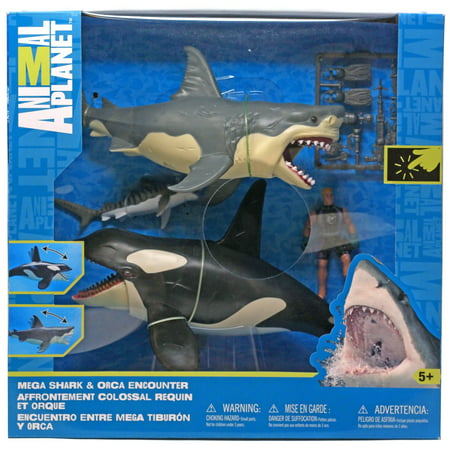 Animal Planet Mega Shark & Orca Encounter Playset