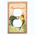 thumbnail image 2 of Metal Light Switch Plate Cover Cute Countryside Rooster Animal Farm ANM010, 2 of 13