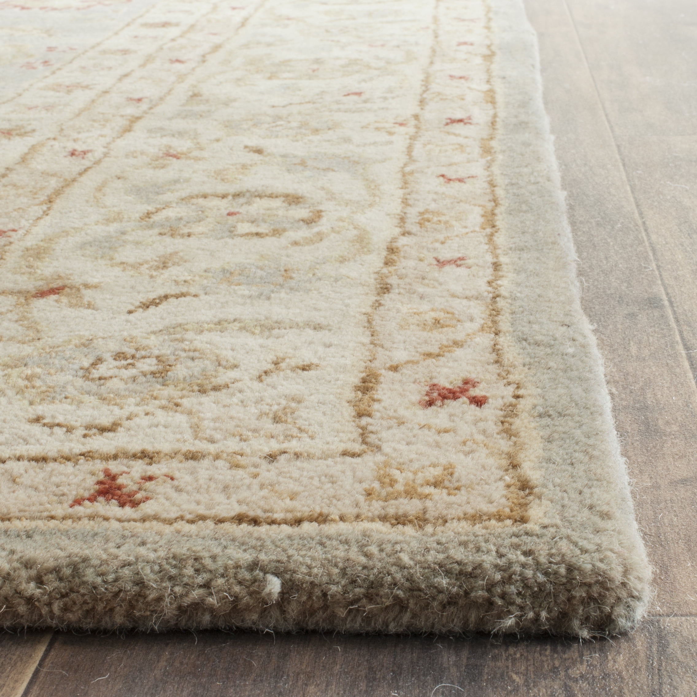 SAFAVIEH Antiquity Lorraine Oriental Wool Area Rug, Grey Blue/Beige, 8'3" x 11'