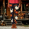 thumbnail image 5 of Yeaiivve Halloween Print Leggings for Women High Waisted Slim Fit Yoga Pants Butt Lift Tummy Control Workout Pants Soft Stretchy Pajama Bottoms 3XL, 5 of 5