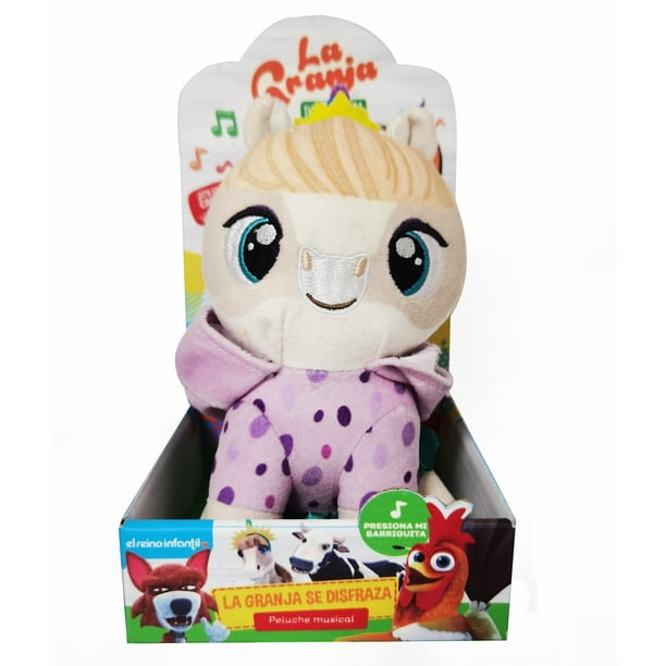 Potranca Disfrazada Peluche Musical 15cm La Granja De Zenón