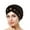 Black, variant on JFGHDG Knotted Headband for Women,Headband Head Wrap Hair Elastic Women Print Headband,Head Scarf for Women's Hair,Non Slip Headbands for Women,Cap for Women,Turban Headscarf Caps Black One Size