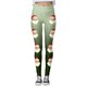 thumbnail image 4 of MKLEKYY Leggings deportivos para mujer, leggings de entrenamiento, pantalones con estampado navideño de bloques de color, leggings elásticos suaves 2490, 4 of 4