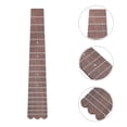 thumbnail image 2 of 1Pack Rectangular Brown Wood Ukulele Fingerboard for Durable Instrument Repair, 2 of 9