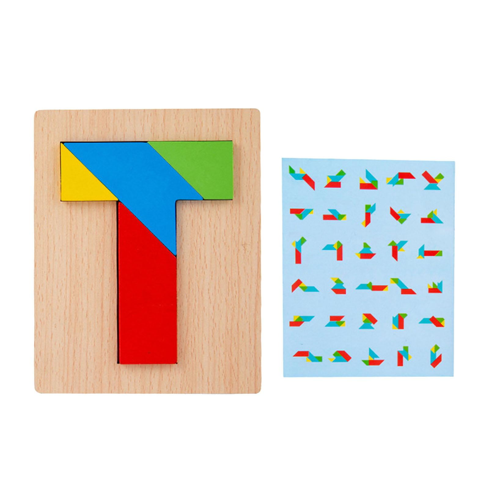Esquirla Tangram Jigsaw Shape Recognition Educational Toy for