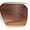 Peach - Brown, variant on Womens Squared Rectangular Butterfly Fashion Plastic Sunglasses Peach - Brown