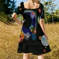 thumbnail image 5 of Wassily Kandinsky - Several Circles - Bauhaus Art Dress Women's summer long dress beach dresses dresses ladies 2024 summer, 5 of 7