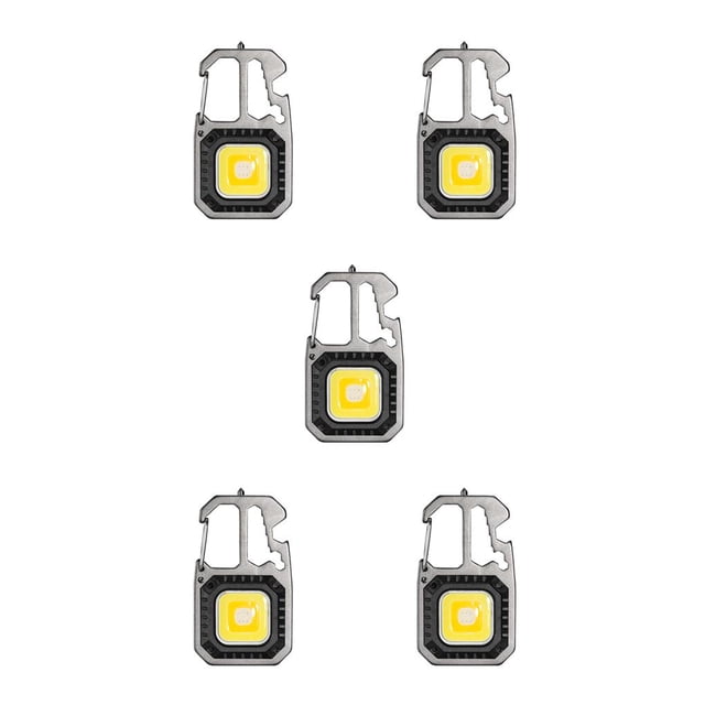 Llavero portátil Linterna Naiovety 7 Engranajes Antorcha Potente Brillo Luz de trabajo Emergencia Tipo 2