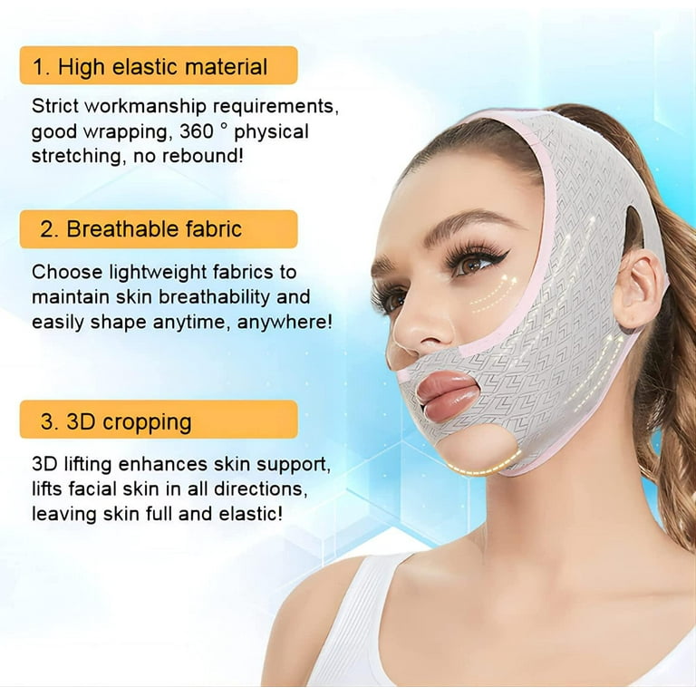 Facial Slimming Strap Face lift V Shaper Mask Bandage Elastic Beauty Face  Sculpting Sleep Mask Double Chin Remover Lift Up Belt - AliExpress