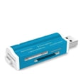 thumbnail image 2 of Memory Card Reader Adapter, Multi Function Card Reader for Phone PC, SD TF MicroSD MS Card Reader for Camera, High Speed USB Card Reader for Laptop Desktop, Blue, 2 of 6