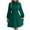 Green, variant on Npasoilc Dresses for Women 2024 Trendy Long Puffy Sleeve High Waist Pleated Hem A-Line Neck Bandage Lace-Up Waist Cinched Dresses Solid Color Casual Vacation Mini Dressy Dress