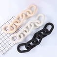 thumbnail image 3 of 21" Wood Chain Link Decor,Beaded Garland Hand Carved Decorative Wood Chain, Home Decor, Wood Decor, Farmhouse Decor, Wood Chain, Wooden Decor, Charcoal Pine, 3 of 9