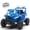 Blue, variant on Xuanlur 12V Dinosaur Ride on UTV, Kids Electric Car w/Parent Control, 70W Motors, 3-Horn Dinosaur Design, Rear Light & Flag, Front Bumper, 3 Speed, LED, Bluetooth, Ride on Toys for Boys Girls, Green