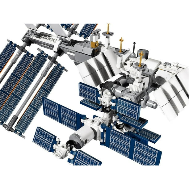 LEGO Ideas 21321 International Space Station 864 Piece Adult Block Building Set Walmart