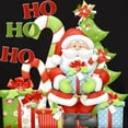 thumbnail image 3 of CafePress - Ho Ho Ho Copy Dark T Shirt - Men's Classic Graphic Cotton T-Shirt, 3 of 4