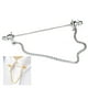 thumbnail image 4 of Pasador de barra de cuello para hombres, con insignias de cadena, , Clips de , decoración de joyería, regalos de 70mm , Plata, 4 of 7