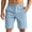 CB04_Light Blue, variant on Resicozy Mens Flat Front Golf Shorts Casual Lightweight Solid Color Short with Pockets Stretch Wine S
