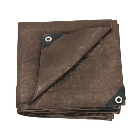 Taylor Tarp - Stansport Rip Stop Tarp - 16 FT x 20 FT - Brown - Standard Duty