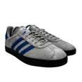 thumbnail image 4 of Adi-das Originals Gazelle Grey Collegiate Blue Shoes IH3815 Men's Sizes 8.5 -10, 4 of 6