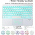 thumbnail image 4 of for iPad Air 13 inch Keyboard Case M2 2024, Detachable Bluetooth Keyboard with Trackpad 7 Colors RGB Backlit, Pencil Holder for iPad Pro 12.9 inch 6th 2022/5th 2021/4th 2020/3rd 2018, 4 of 7
