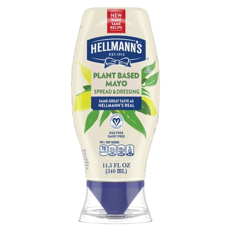 Hellmann's Plant Based Mayo Vegan Dressing & Spread, 11.5 oz