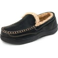thumbnail image 1 of RockDove Men's Landon Faux Leather Moc Slipper, 1 of 5