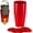 Red, variant on BudCups 16oz Nursery Pots with Removable Bottom Plate, Triple Drainage Plant Pots for Easy Transplant & Root Rot Prevention Gardening
