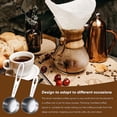 thumbnail image 3 of ckepdyeh 4 piezas cucharas medidoras de café de acero inoxidable para café, té, azúcar y leche, 30 ml, 3 of 6