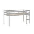thumbnail image 6 of HH2Home Campbell Wood Twin Junior Loft Bunk Bed, Gray, 6 of 11