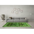 thumbnail image 3 of Ahgly Company Indoor Rectangle Oriental Green Industrial Area Rugs, 2' x 5', 3 of 4